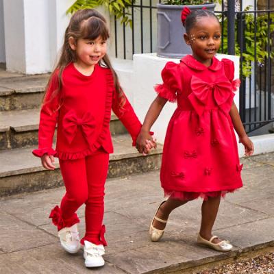 Picture of Caramelo Kids Girls Party Dress & Hairclip Set X 2 - Red