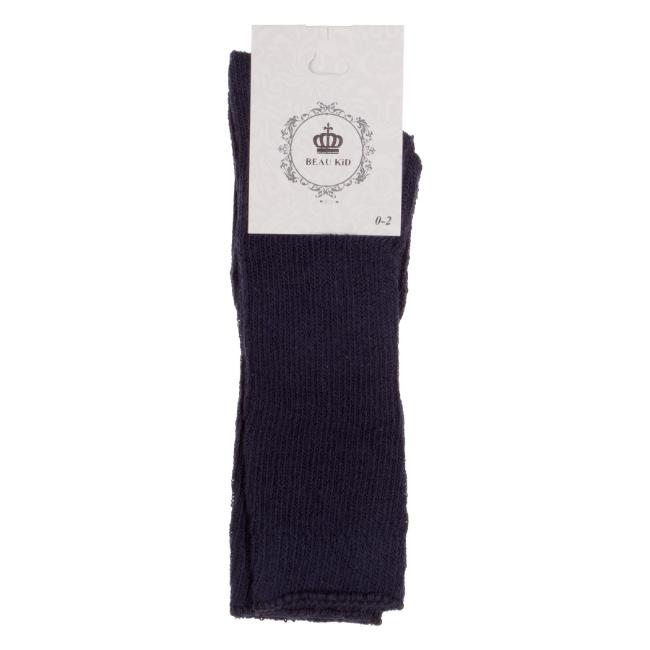 Picture of Beau KiD Boys Ribbed Cotton Knee Socks - Navy