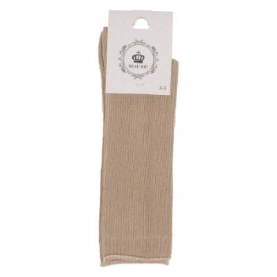 Picture of Beau KiD Boys Ribbed Cotton Knee Socks - Camel