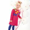 Picture of Agatha Ruiz De La Prada Winter Collection Girls Bow Dress & Tights Set X 2 - Fuchsia Pink