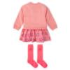 Picture of Agatha Ruiz De La Prada Winter Collection Girls Dress & Socks Set X 2 - Peachy Pink