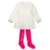 Picture of Agatha Ruiz De La Prada Winter Collection Girls Dress & Tights Set X 2 - Off White Multi