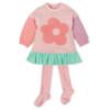 Picture of Agatha Ruiz De La Prada Winter Collection Girls Dress & Tights Set X 2 - Pink Lilac Green