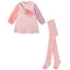 Picture of Agatha Ruiz De La Prada Winter Collection Girls Dress & Tights Set X 2 - Pink Lilac Peach