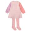 Picture of Agatha Ruiz De La Prada Winter Collection Girls Dress & Tights Set X 2 - Pink Lilac Peach