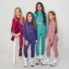 Picture of Ansandro Kids Activewear Long Sleeve Top & Leggings Set - Shadow Violet