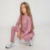 Picture of Ansandro Kids Activewear Ribbed Zipped Top & Leggings Set - Winter Rose