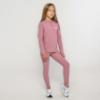 Picture of Ansandro Kids Activewear Ribbed Zipped Top & Leggings Set - Winter Rose