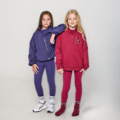 Picture of Ansandro Kids Activewear Funnel Neck Sweatshirt - Cherry
