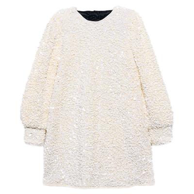 Picture of Abel & Lula Girls Sequin A Line Dress - Ivory
