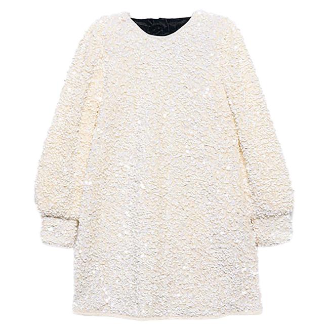 Picture of Abel & Lula Girls Sequin A Line Dress - Ivory