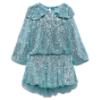 Picture of Abel & Lula Girls Sequin Top & Flared Skirt Set X 2 - Aqua