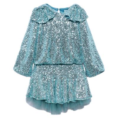 Picture of Abel & Lula Girls Sequin Top & Flared Skirt Set X 2 - Green