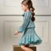 Picture of Abel & Lula Girls Sequin Top & Flared Skirt Set X 2 - Aqua