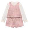 Picture of Abel & Lula Girls Tweed Bermuda Shorts Set X 2 - Petal Pink
