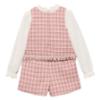 Picture of Abel & Lula Girls Tweed Bermuda Shorts Set X 2 - Petal Pink