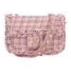 Picture of Abel & Lula Girls Tweed Handbag - Petal Pink