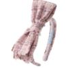 Picture of Abel & Lula Girls Tweed Bowtie Headband - Petal Pink