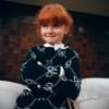 Picture of Abel & Lula Girls Knit Top & Skirt Set X 2 - Black Ivory Gold