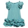 Picture of Abel & Lula Girls Taffeta Cloud Dress - Aqua