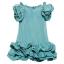 Picture of Abel & Lula Girls Taffeta Cloud Dress - Aqua