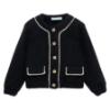 Picture of Abel & Lula Girls Sherpa Bomber Jacket & Skirt Set X 2 - Black Ivory Gold