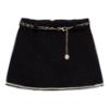 Picture of Abel & Lula Girls Sherpa Bomber Jacket & Skirt Set X 2 - Black Ivory Gold
