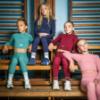 Picture of Ansandro Kids Activewear Long Sleeve Top & Leggings Set - Cherry