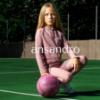 Picture of Ansandro Kids Activewear Ribbed Zipped Top & Leggings Set - Winter Rose