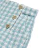 Picture of Abel & Lula Girls Bow Collar Top & Tweed Bermuda Shorts Set X 2 - Ivory Aqua