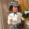 Picture of Abel & Lula Girls Blouse & Tweed Bermuda Shorts Set X 2 - Ivory Black