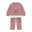 Picture of Mayoral Toddler Girls Winter Teddy Tracksuit Set X 2 - Dark Pink