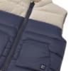 Picture of Mayoral Toddler Boys Winter Reversible Padded Gilet - Beige Navy Teddy Print