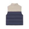 Picture of Mayoral Toddler Boys Winter Reversible Padded Gilet - Beige Navy Teddy Print
