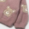 Picture of Mayoral Toddler Girls Winter Teddy Jumper & Leggings Set X 2 - Dark Pink Beige
