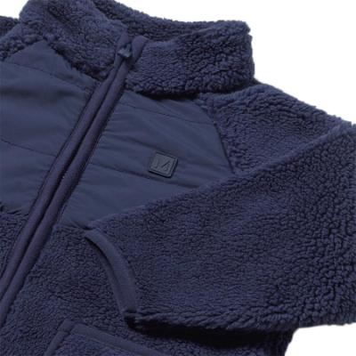 Picture of Mayoral Toddler Boys Winter Fleece Cardigan - Navy Blue
