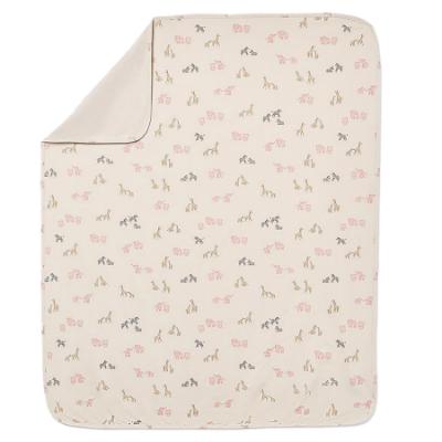Picture of Mayoral Newborn Baby Winter Safari Print Cotton Blanket - Orchid Pink