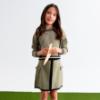 Picture of Abel & Lula Girls Knit Top & Skirt Set X 2 - Bay Leaf Green