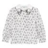 Picture of Abel & Lula Girls Bow Blouse & Flared Ribbed Leggings Set X 2 - Ivory Black