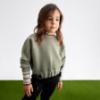Picture of Abel & Lula Girls Buckle Sweater & Flared Ribbed Leggings Set X 2 - Bay Leaf Black