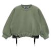 Picture of Abel & Lula Girls Buckle Sweater & Flared Ribbed Leggings Set X 2 - Bay Leaf Black