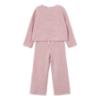 Picture of Mayoral Girls Winter Glitter Bow Top & Wide Leg Pants Set X 2 - Dark Pink