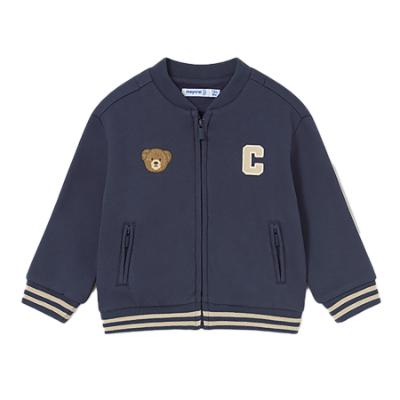 Picture of Mayoral Toddler Boys Winter Teddy Sweat Fleece Cardigan - Navy Blue