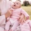 Picture of Mayoral Newborn Baby Winter Sweater Jampants Tights Set X 3 - Quartz Pink