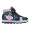 Picture of Lelli Kelly Mille Stelle Musical Lovely Teddy Roller Sole Pump Mid Boot - Metallic Blue
