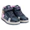 Picture of Lelli Kelly Mille Stelle Musical Lovely Teddy Roller Sole Pump Mid Boot - Metallic Blue