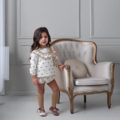 Picture of Rochy Baby Girls Motas Collection Tunic & Pants Set X 2 - Ivory Beige
