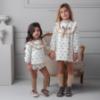 Picture of Rochy Girls Motas Collection Ruffle Dress - Ivory Beige