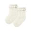 Picture of Mayoral Newborn Baby Winter Lace Ruffle Openwork Ankle Socks - Ivory