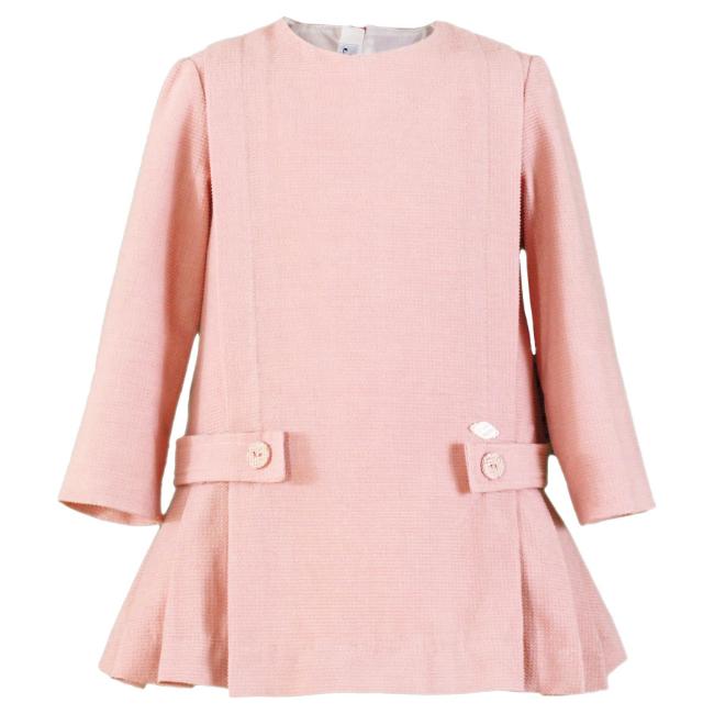 Picture of Miranda Girls Drop Waist Pleated Dress - Pink
